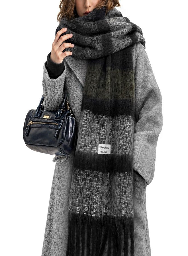 Premillow Women's Mohair Winter Scarf, Warm Winter Scarf for Women and Men, Super Soft Luxurious Cashmere Feel Women Scarfs - Image 1
